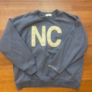 Nautica Navy Crewneck Sweater with Cream Logo